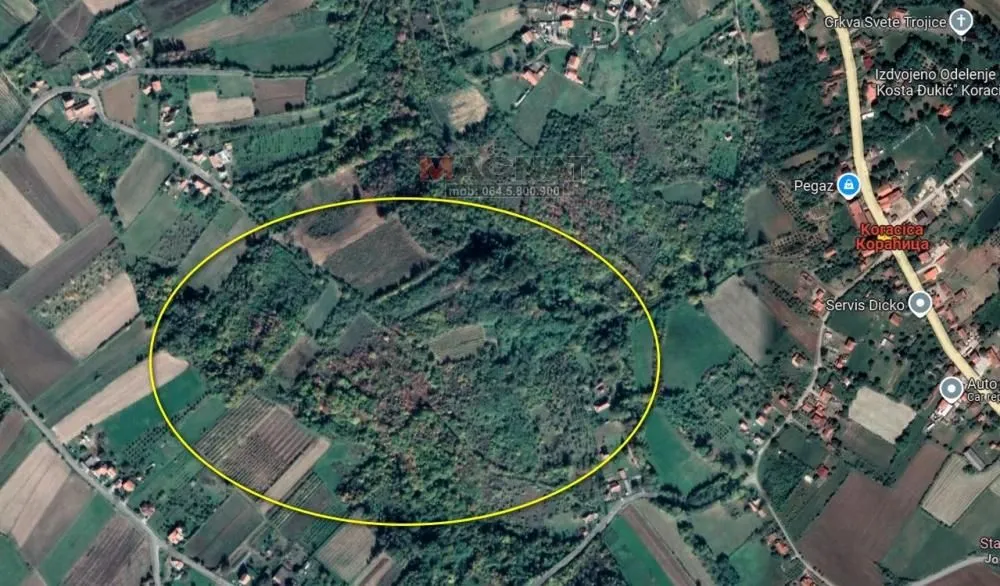 Prodaja, plac, 5855m², Koraćica, Mladenovac