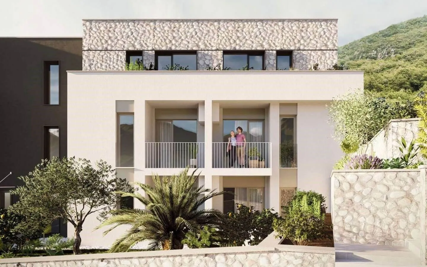 Prodaja, jednosoban stan, 40m², Lastva Grbaljska, Kotor