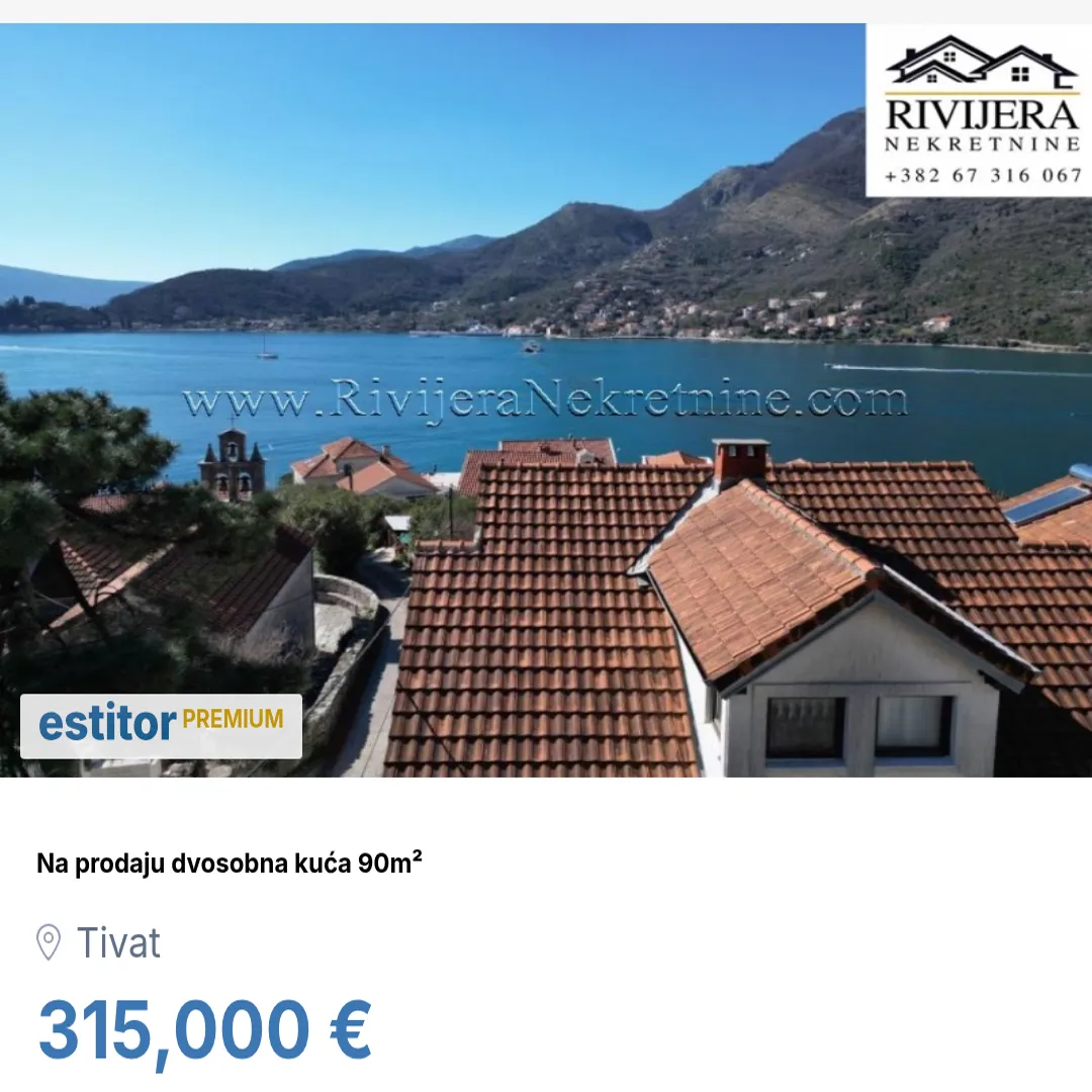 Prodaja, kuća, 90m², Lepetani, Tivat