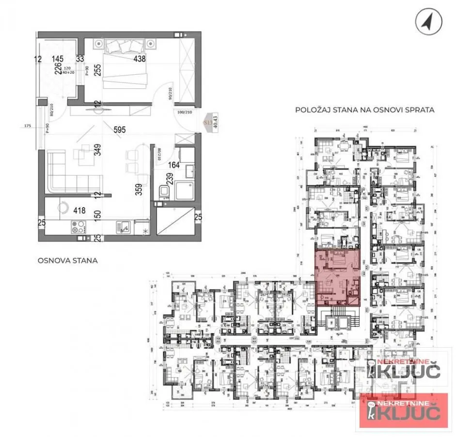 Prodaja, dvosoban stan, 42m², Bulevar patrijarha Pavla, Novi Sad Sve Podlokacije