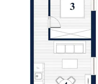 Prodaja, jednosoban stan, 41m², Prčanj, Kotor - image 2