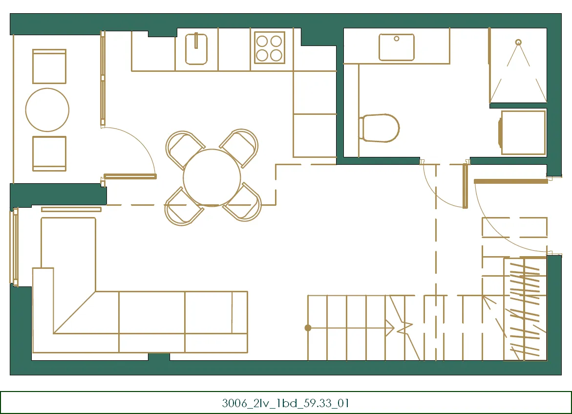 Sale, apartment, 78m², Kolašin, Crna Gora