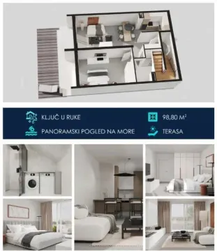 Prodaja, dvosoban stan, 78m², Tivat, Crna Gora - image 16