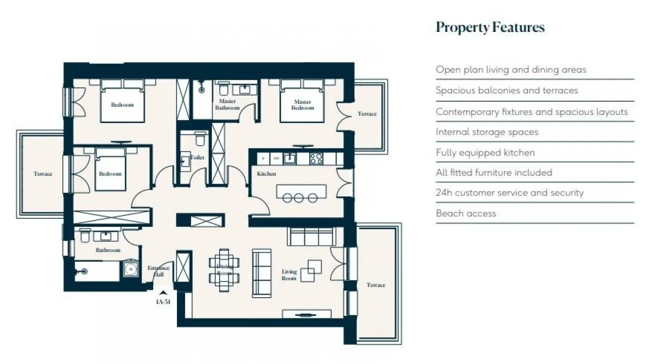 Prodaja, trosoban stan, 142m², Luštica, Tivat