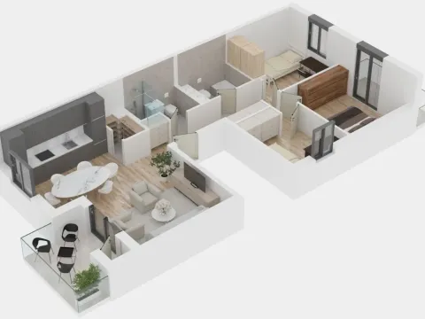 Prodaja, četvorosoban stan, 83m², Adice, Novi Sad Sve Podlokacije - image 1