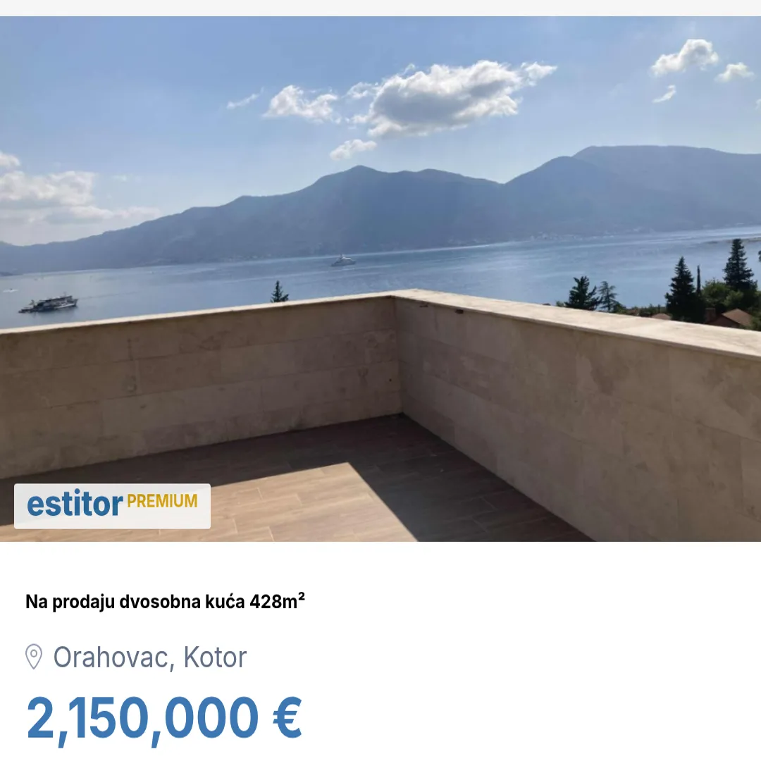 Prodaja, kuća, 428m², Orahovac, Kotor