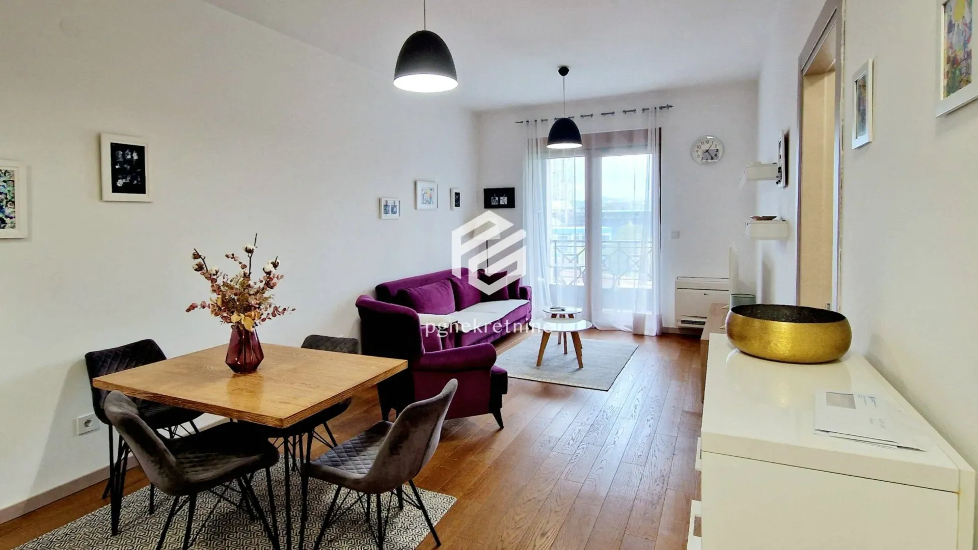 Rent, one bedroom apartment, 52m², Centar, Podgorica