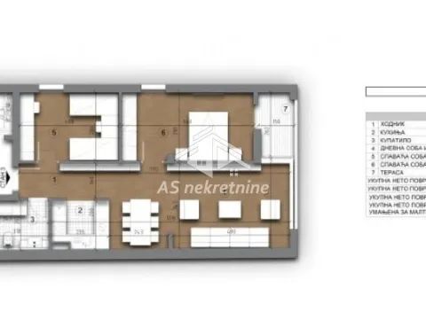 Sale, three bedroom apartment, 71m², Autokomanda, Voždovac Sve Podlokacije - image 2