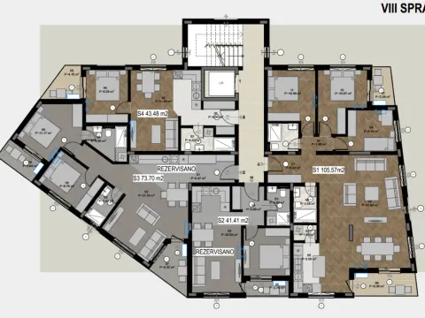 Sale, three bedroom apartment, 106m², Bar, Crna Gora - image 11