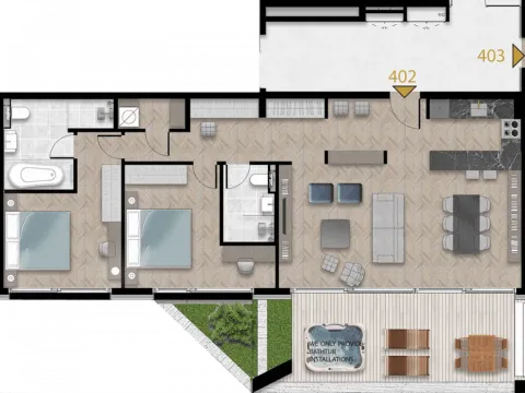 Prodaja, dvosoban stan, 116m², Tivat, Crna Gora - image 2