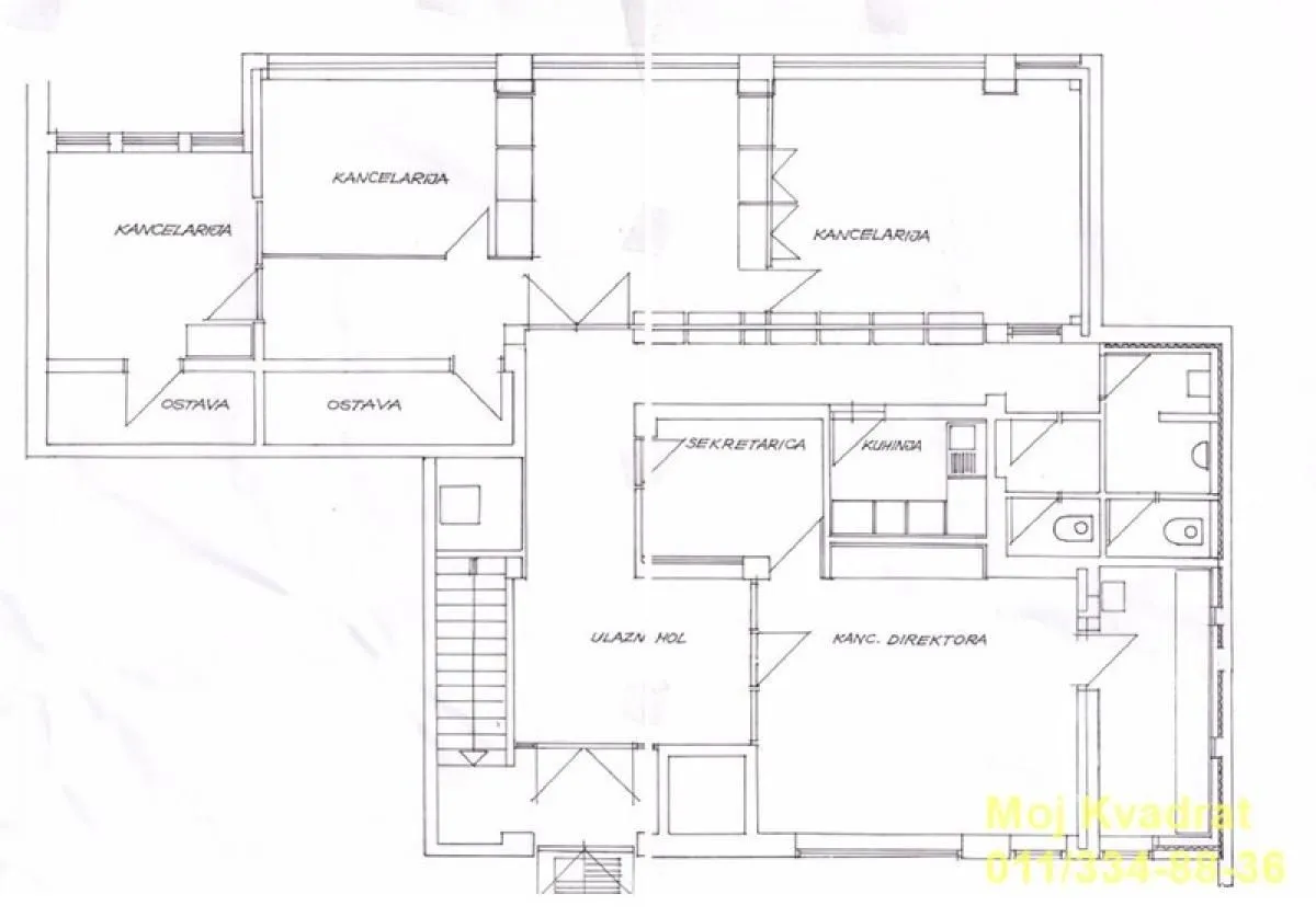 Rent, office space, 136m², Banovo Brdo, Beograd