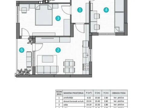 Prodaja, trosoban stan, 60m2, Centar, Kragujevac Prodaja, trosoban stan, 60m2, Centar, Kragujevac