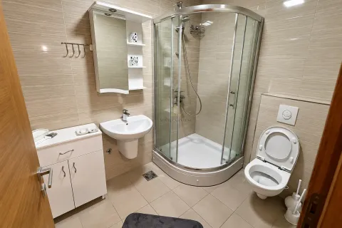 Kupatilo opremljeno tuš kabinom, umivaonikom i toaletom. - image 11