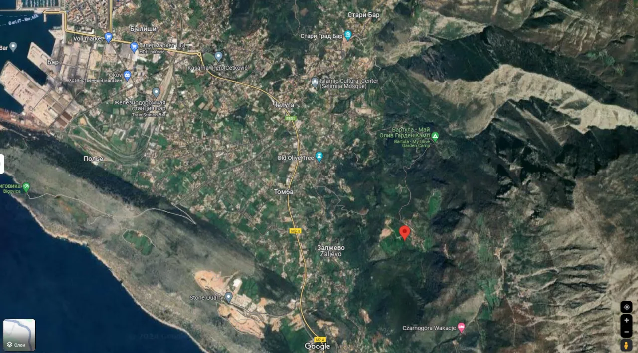 Prodaja, plac, 52000m², Bar, Crna Gora