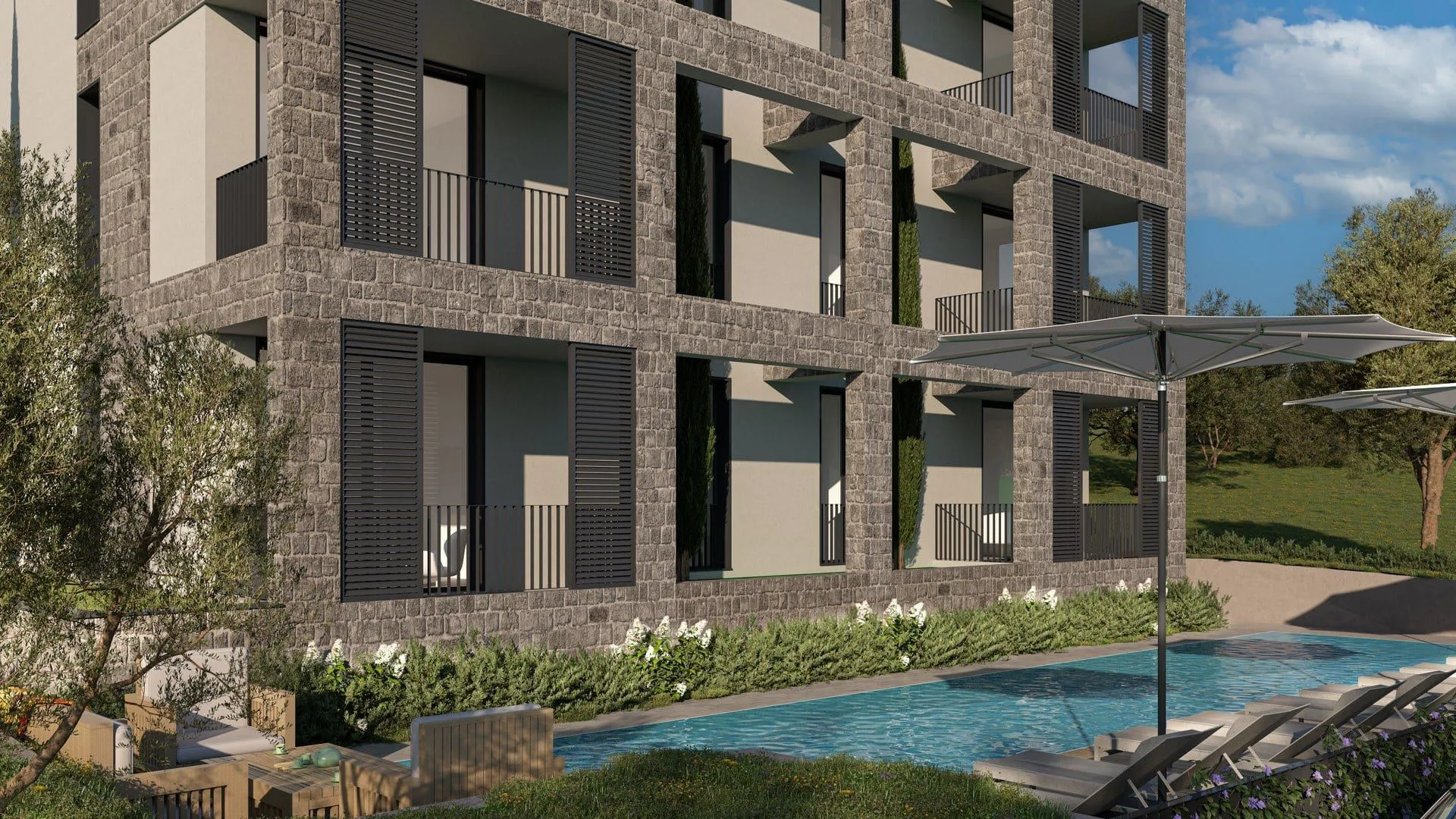 Prodaja, jednosoban stan, 47m², Donja Lastva, Tivat
