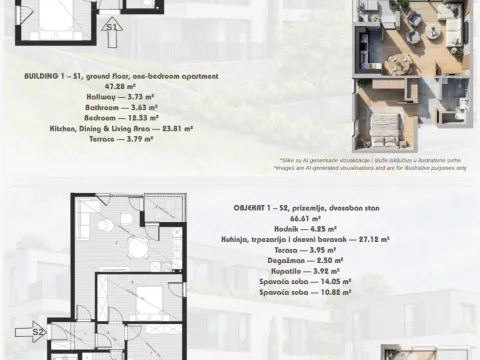 Sale, one bedroom apartment, 51m², Dobrota, Kotor - image 10