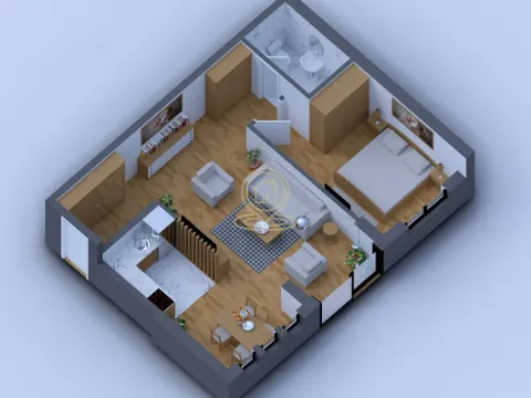 Sale, one bedroom apartment, 48m², Centar, Vrnjačka Banja - image 1