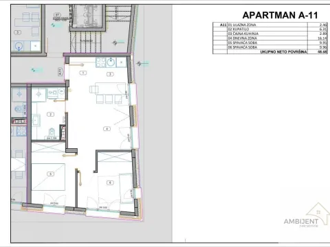 Sale, two bedroom apartment, 48m², Kopaonik, Srbija - image 13