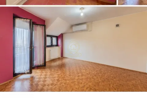 Prazna soba sa parketom i izlazom na balkon. - image 2