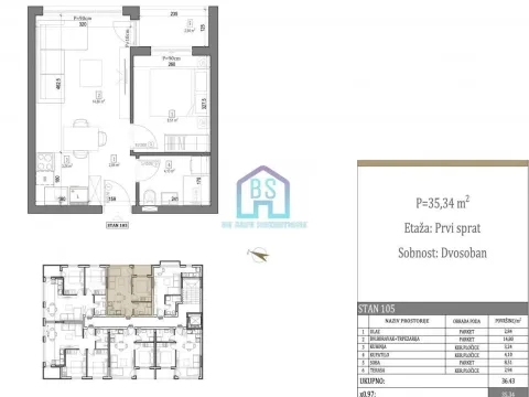 Prodaja, jednosoban stan, 35m², Telep, Novi Sad Sve Podlokacije - image 2