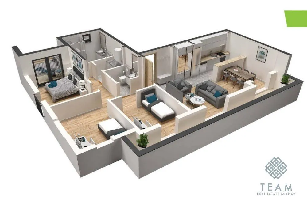 Prodaja, trosoban stan, 88m², Bijela, Herceg Novi