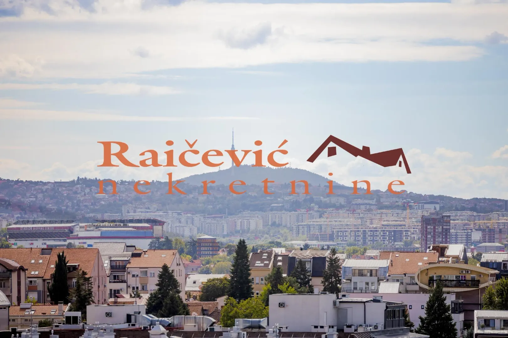 Pogled na grad sa nekretnine.
