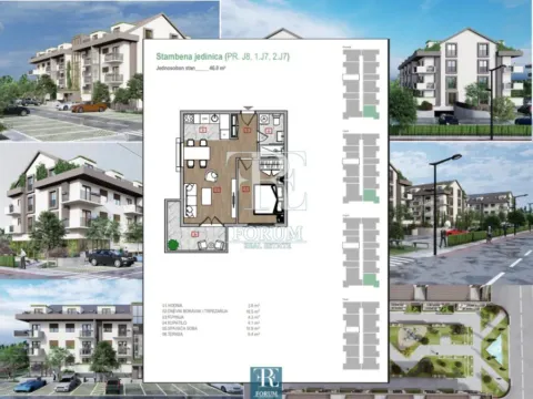 Sale, one bedroom apartment, 46m², Zabjelo, Podgorica - image 12