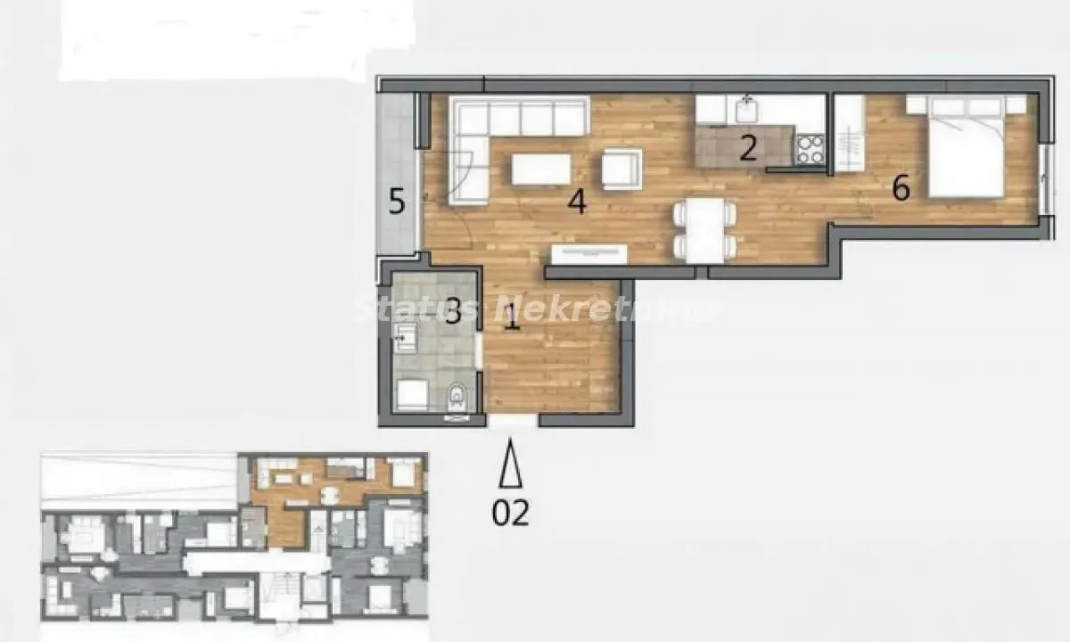 Prodaja, dvosoban stan, 45m², Telep, Novi Sad Sve Podlokacije