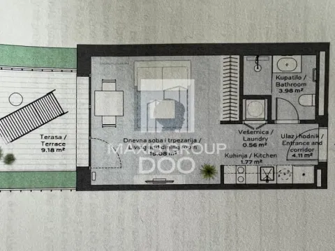 Prodaja, dvosoban stan, 38m², Savski Venac, Beograd - image 2