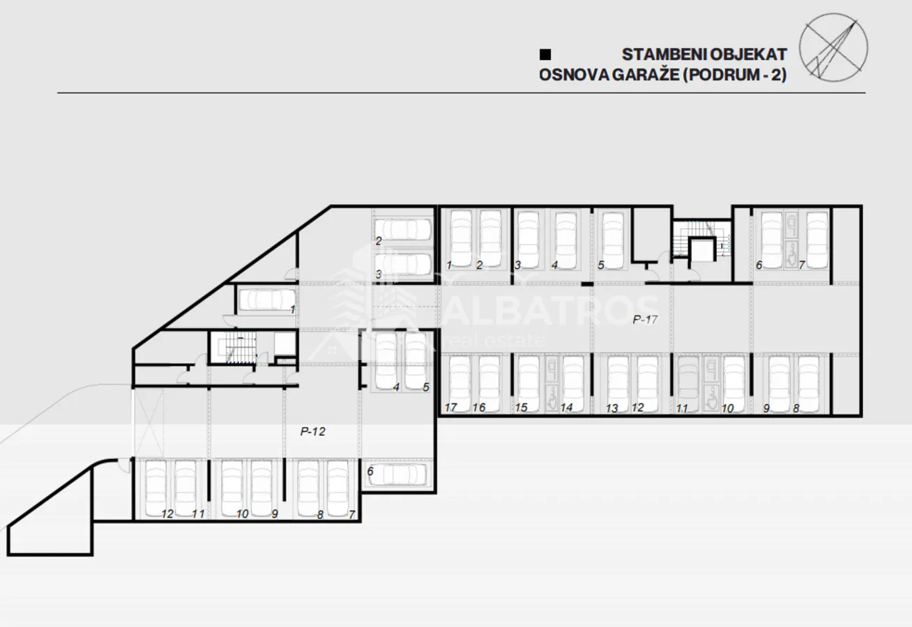 Prodaja, jednosoban stan, 49m², Šušanj, Bar