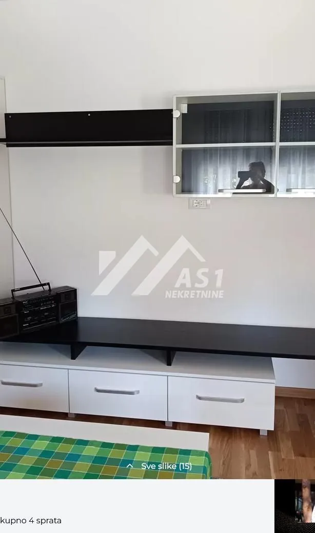 Izdavanje, jednosoban stan, 37m², Telep, Novi Sad Sve Podlokacije