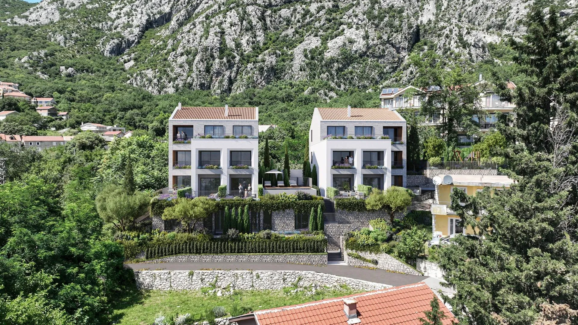 Prodaja, dvosoban stan, 55m², Orahovac, Kotor