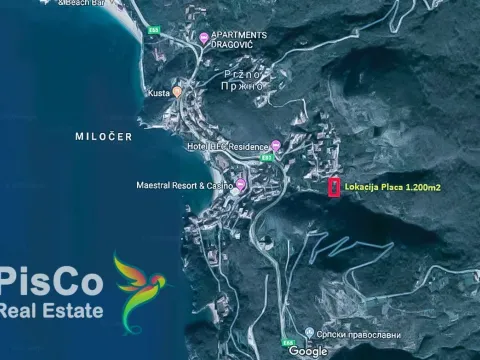 Sale, land lot, 1200m², Budva, Crna Gora - image 3