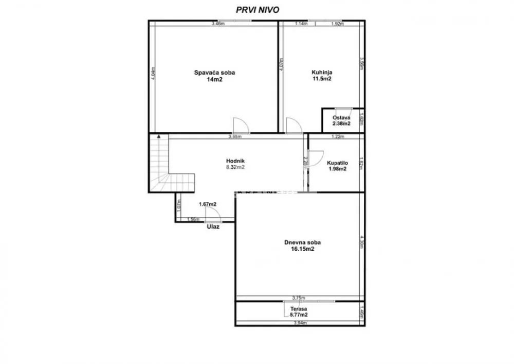Sale, apartment, 95m², Železnik, Beograd