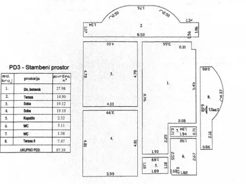 Prodaja, jednosoban stan, 39m², Lepetani, Tivat - image 11