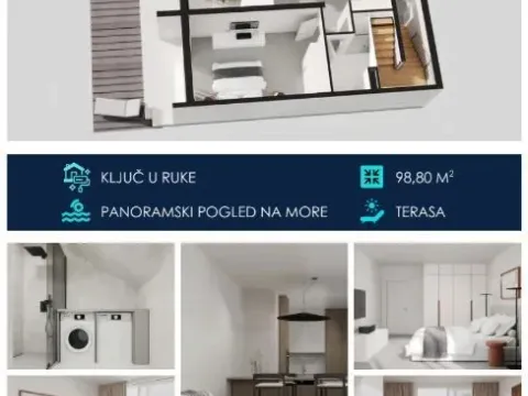 Prodaja, jednosoban stan, 98m², Tivat, Crna Gora - image 11