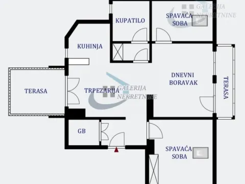 Sale, three bedroom apartment, 85m², Vračar Hram, Vračar Sve Podlokacije - image 5