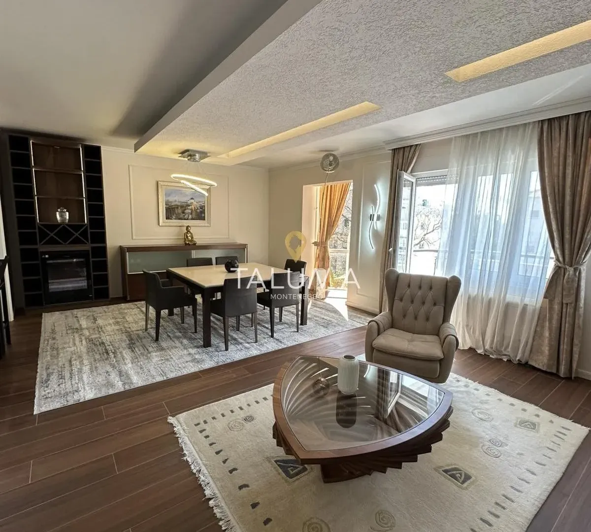 Rent, three bedroom apartment, 200m², Gorica C, Podgorica