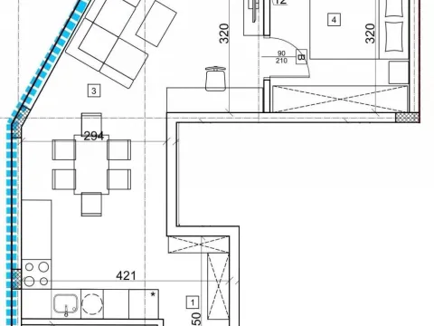 Sale, two bedroom apartment, 50m², Uciteljsko Naselje, Zvezdara Sve Podlokacije - image 2