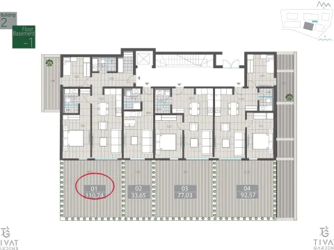 Sale, two bedroom apartment, 111m², Centar, Tivat - image 9