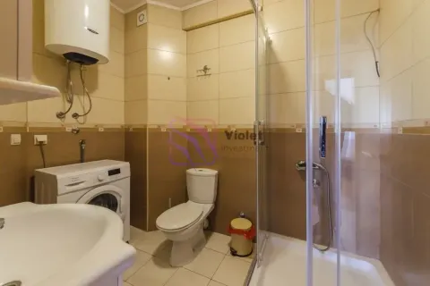Kupatilo opremljeno tuš kabinom, umivaonikom, toaletom i veš mašinom. - image 14