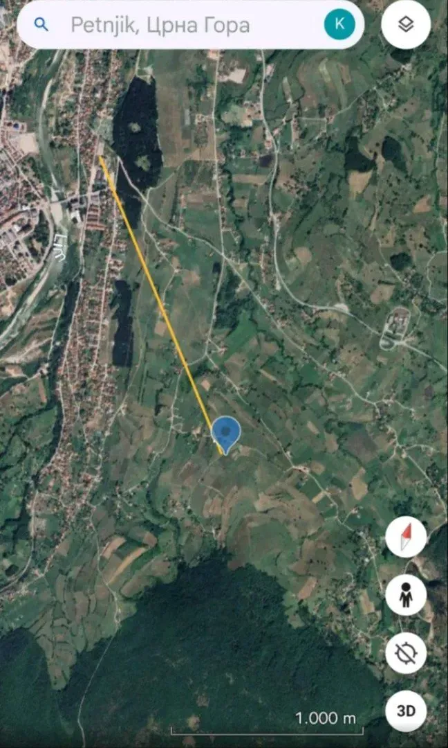 Prodaja, plac, 500m², Petnjik, Berane