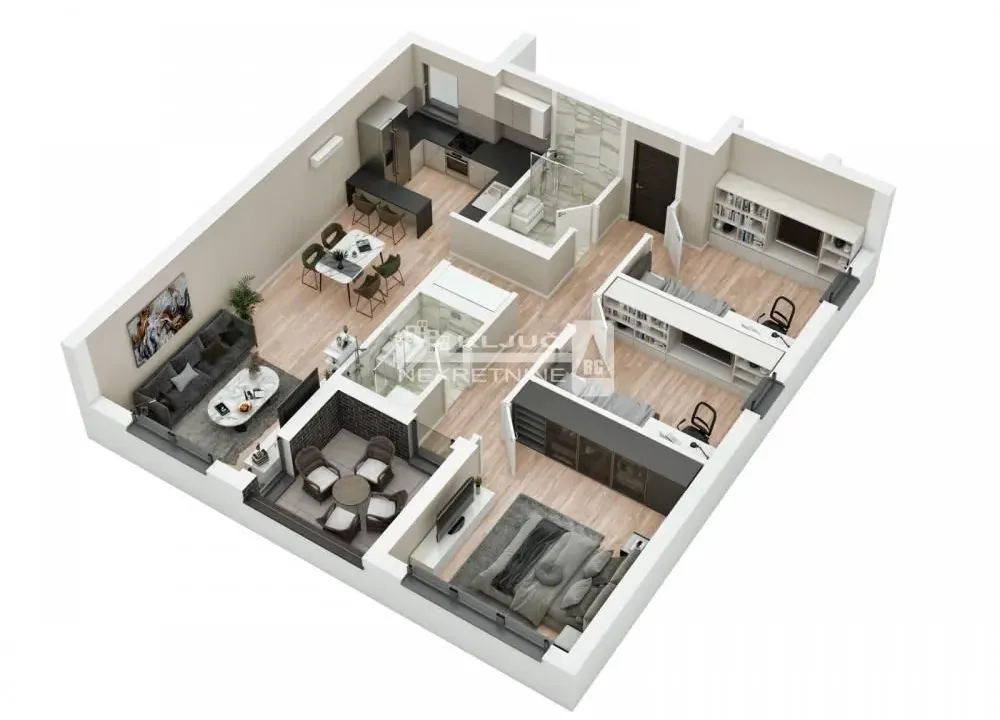 Prodaja, četvorosoban stan, 97m², Lekino Brdo, Voždovac Sve Podlokacije