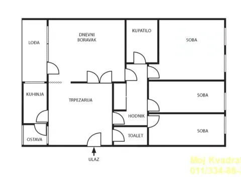Prodaja, četvorosoban stan, 83m², Cerak Vinogradi, Beograd - image 16