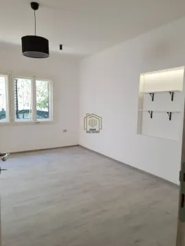 Empty bright room with white walls and a window. - image 12