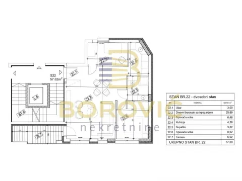 Prodaja, dvosoban stan, 57m², Tašmajdan, Palilula Sve Podlokacije - image 9