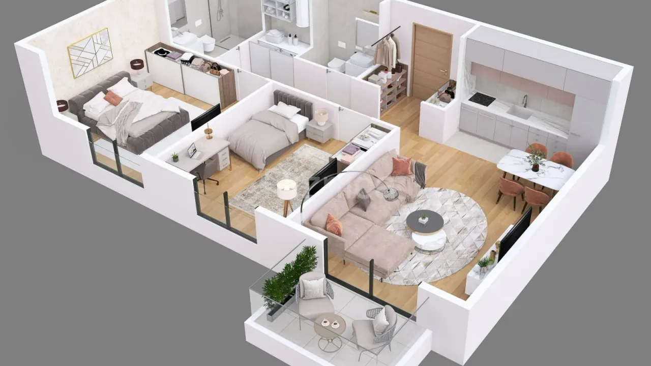 Prodaja, dvosoban stan, 78m², Niš, Srbija