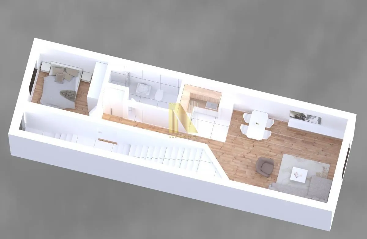Sale, two bedroom apartment, 47m², Telep, Novi Sad Sve Podlokacije