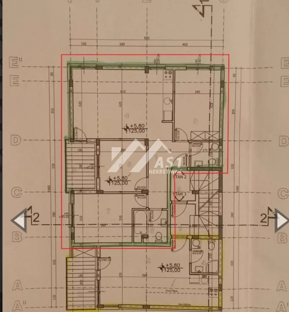 Prodaja, trosoban stan, 78m², Mišeluk, Petrovaradin