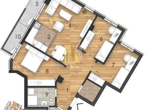 Prodaja, četvorosoban stan, 79m², Bagljaš, Zrenjanin - image 4